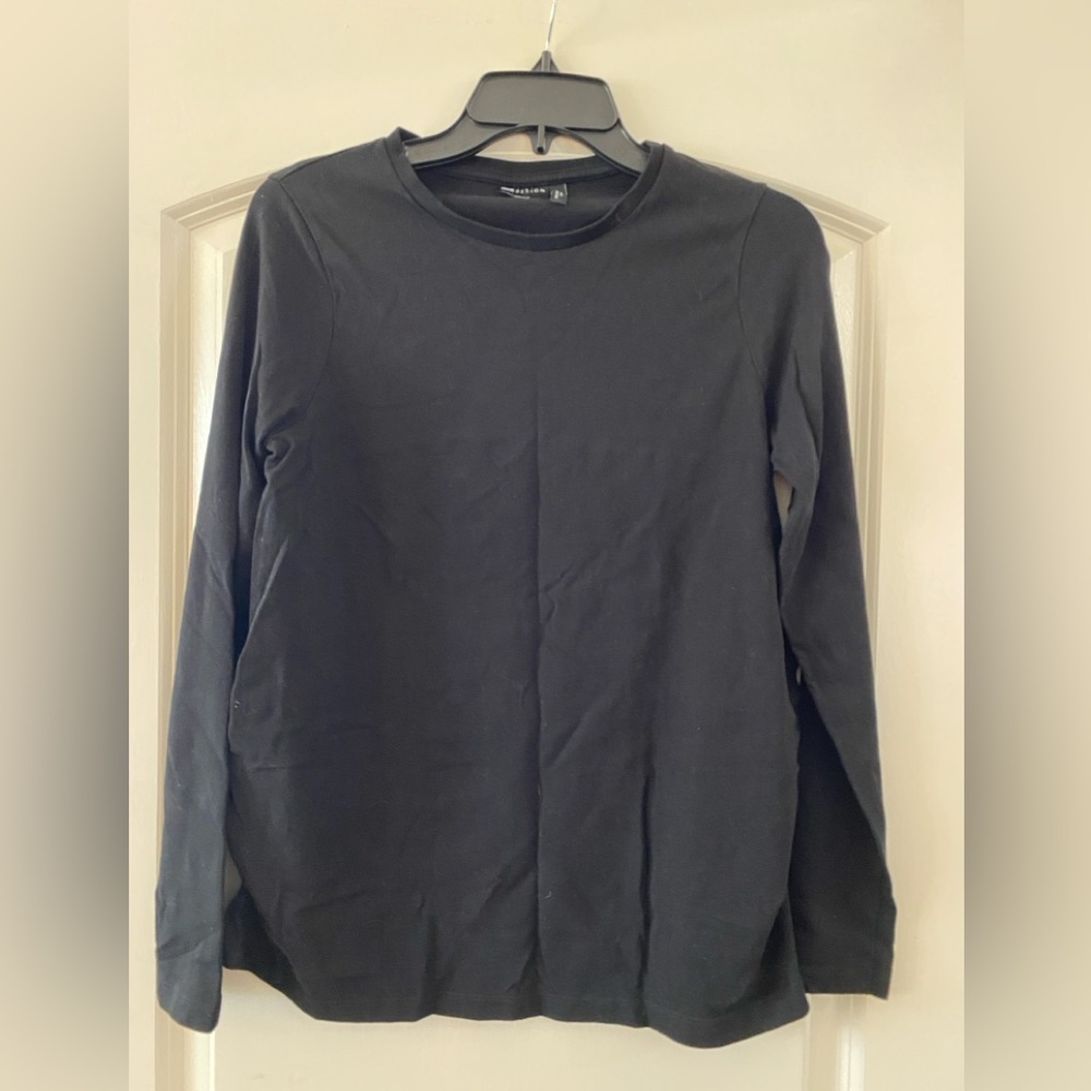 ASOS Maternity Black Long Sleeve Shirt / Size 6 / NWOT